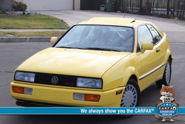 1990 vw corrado 1-owner 77k mls