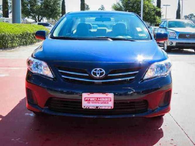 2013 toyota corolla le touchscreen radio one owner warranty in spring, tx