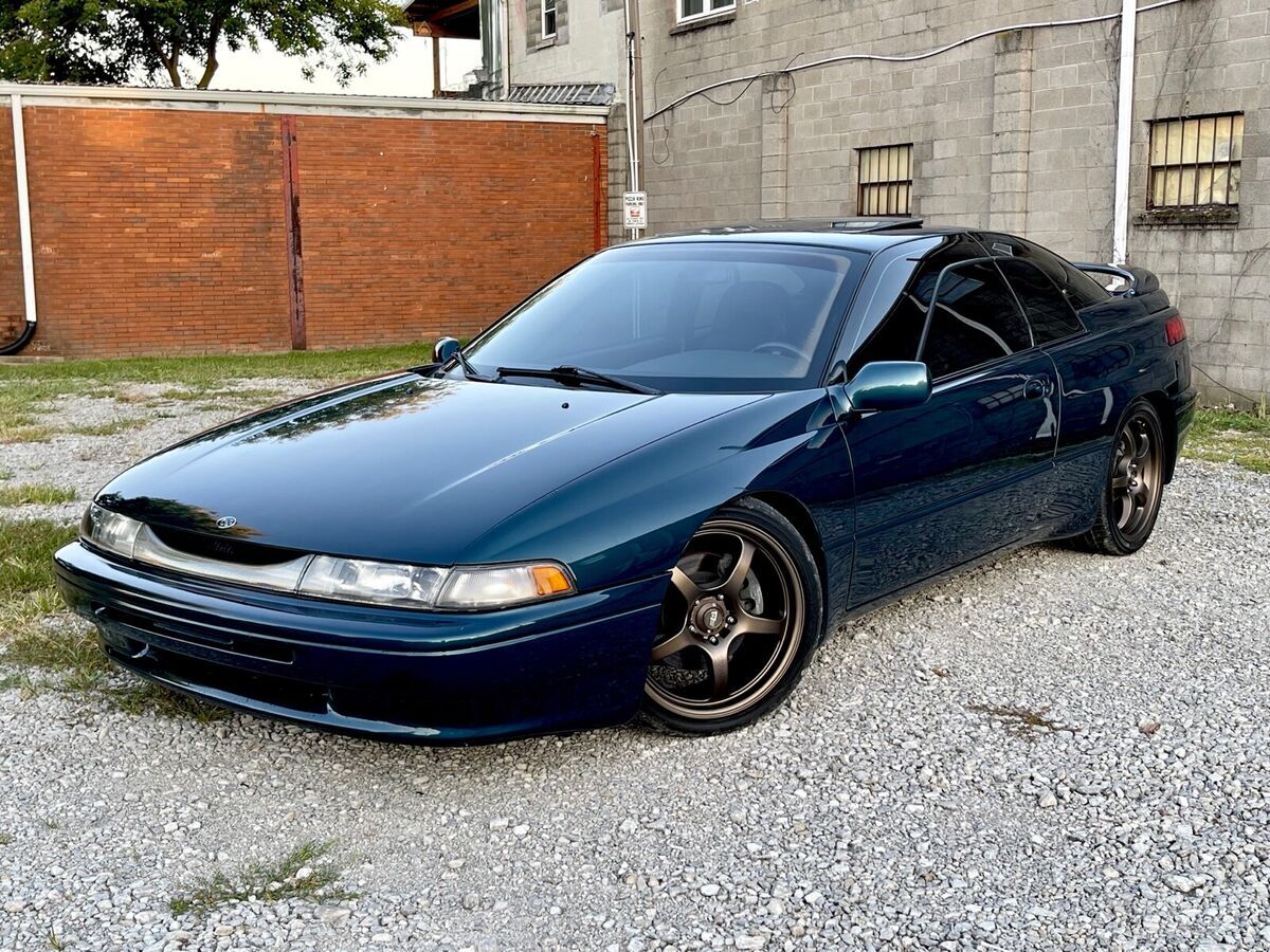 1992 subaru svx coupe green lsl