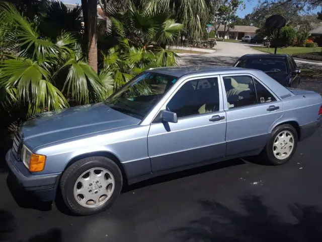 1991 mercedes benz 190e low miles. florida title. no reserve