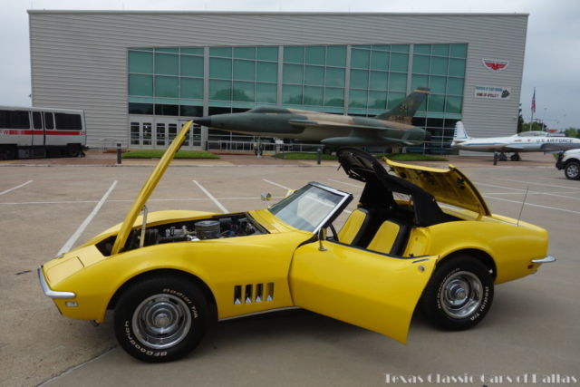 1968 chevy corvette convertible 350 4-speed & hardtop - mild custom - video