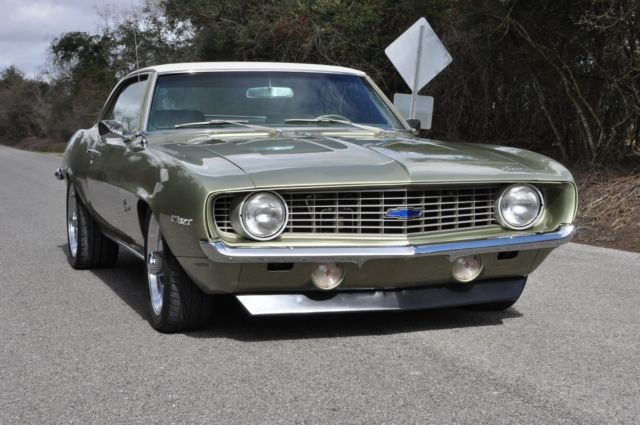 1969 chevy camaro original base model 327 v8 with 2 speed powerglide column shif