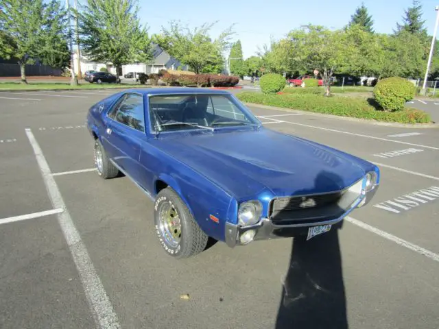 amc amx car 1969 hardtop 2 door 343 auto vintage american motors automobile