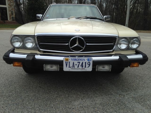 1983 mercedes 380 sl both tops new michelins books becker europa no reserve