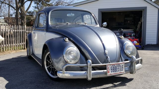 1959 vw beetle bug restored resto-mod cal look