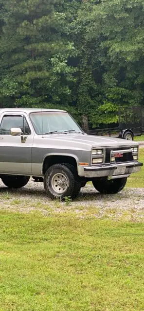 1990 gmc jimmy suv grey 4wd automatic v15