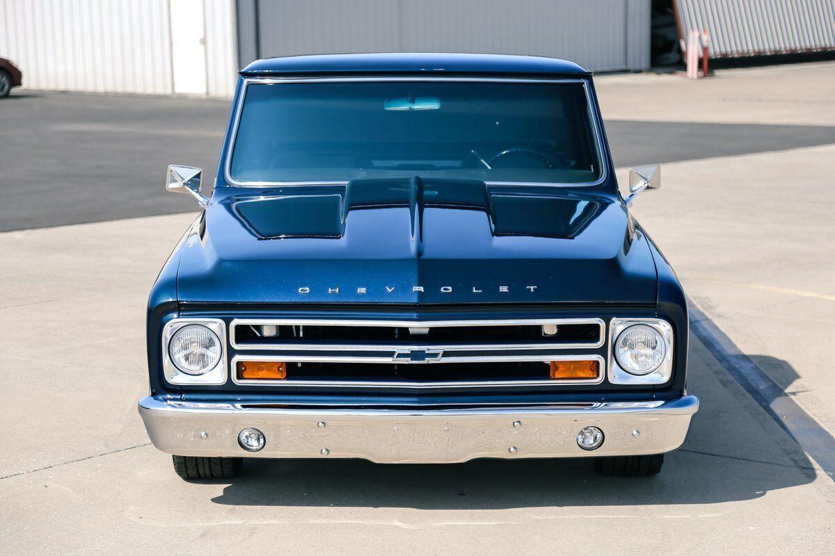 1967 chevrolet c 10 swb 74830 miles dark blue metallic truck