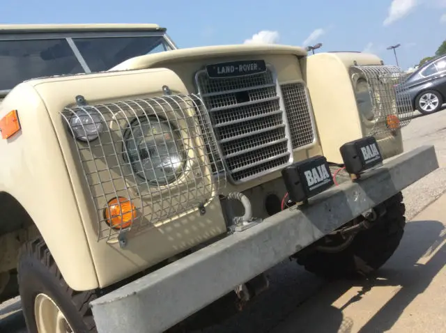 carefully restored land rover shifts and runs strong excellent condition