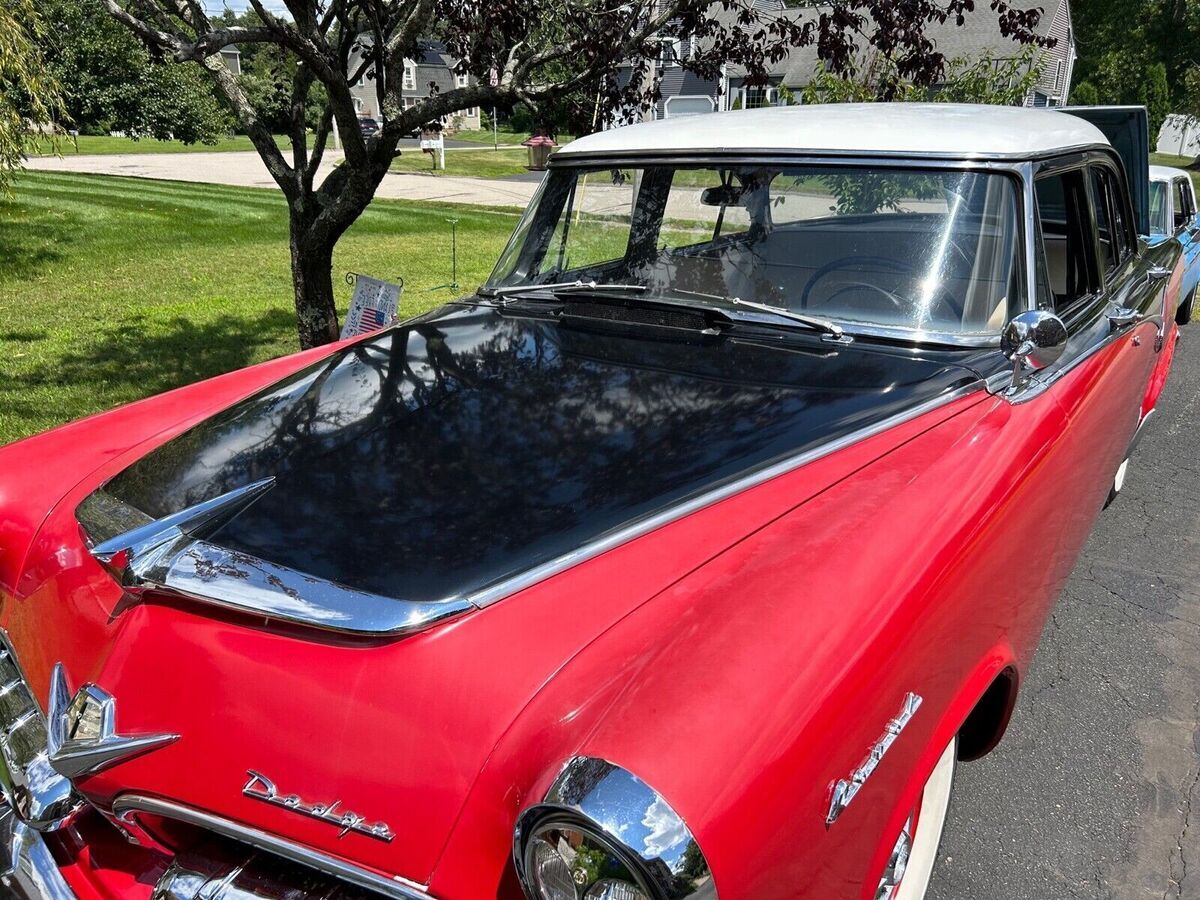 1955 dodge royal sedan red rwd automatic