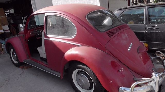 ***1966 classic beetle volkswagen. lovingly stored as a "project car" but