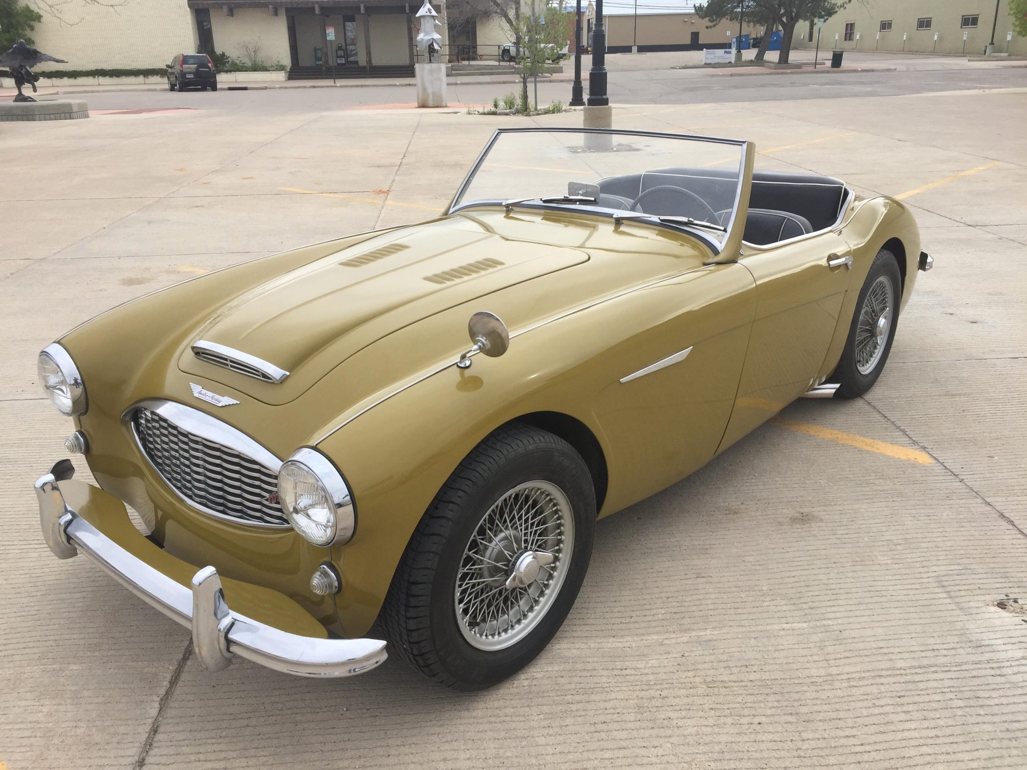 1957 austin-healey 100-6 bn4 4-seat roadster