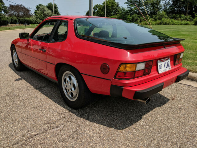 1987 porsche 924s in guards red - well documented! get in & drive!
