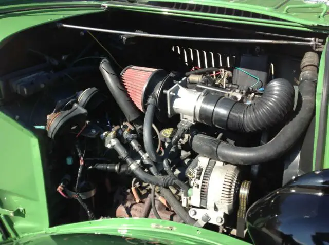 1935 ford pick up street rod on 1997 ranger frame show winner