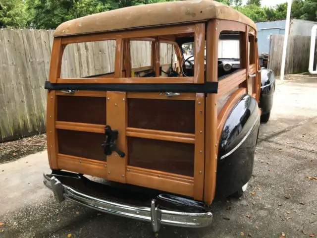 1946 ford super deluxe woodie woody station wagon no reserve