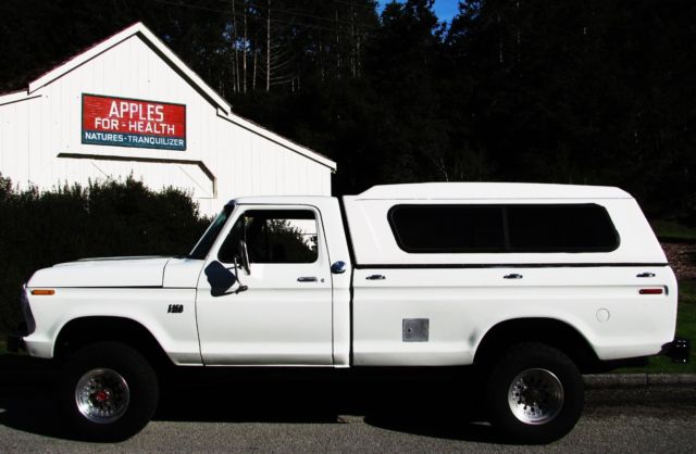 1976 ford f-250 factory hi boy 4x4 v8 automatic in california