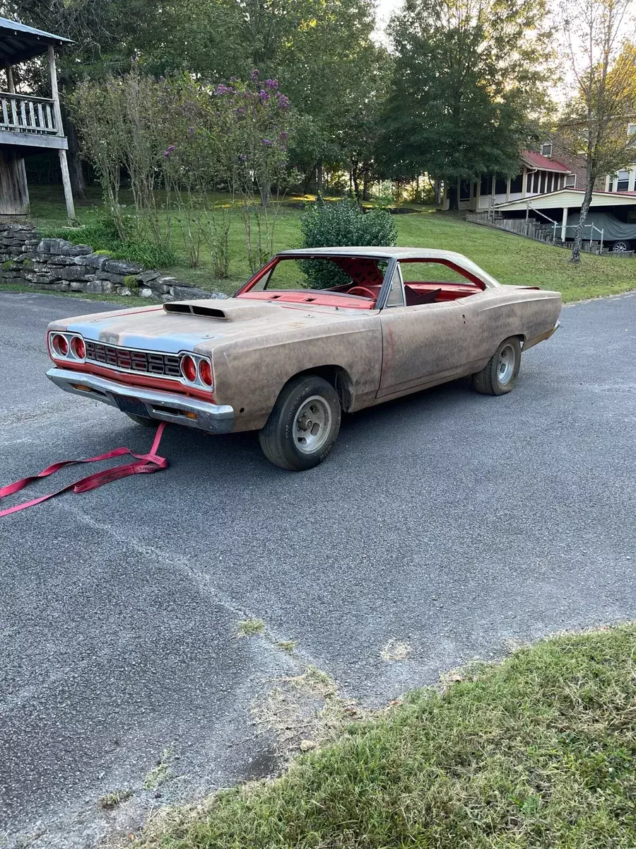 1968 plymouth road runner brown rwd manual
