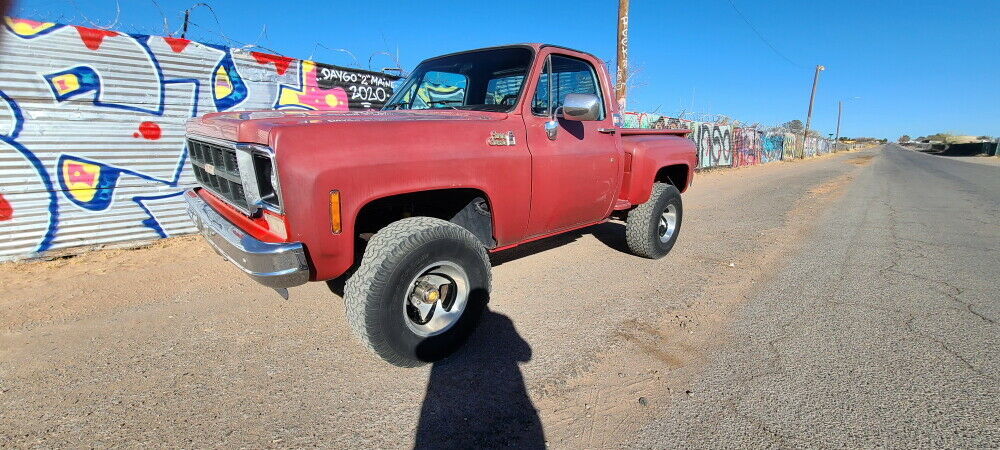 1980 gmc sierra step side 4x4 pickup v8 aluminum heads 4wd k10 c10 solid truck