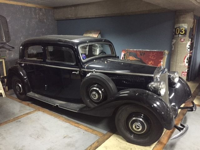 1938 mercedes benz 230 sedan 4 window sedan