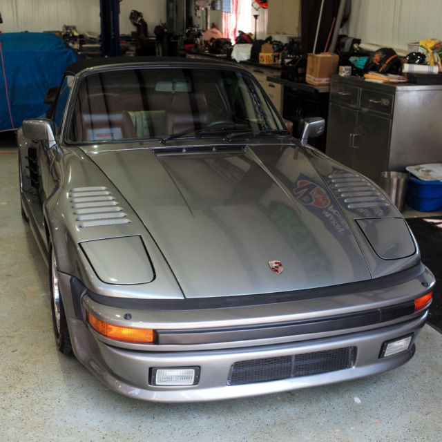 1988 porsche 930s factory slantnose flachbau cabriolet turbo