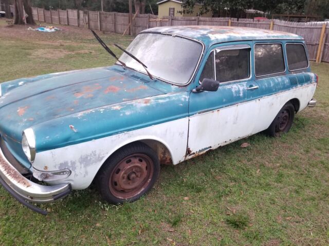 1973 volkswagen squareback type 3 wagon green rwd manual