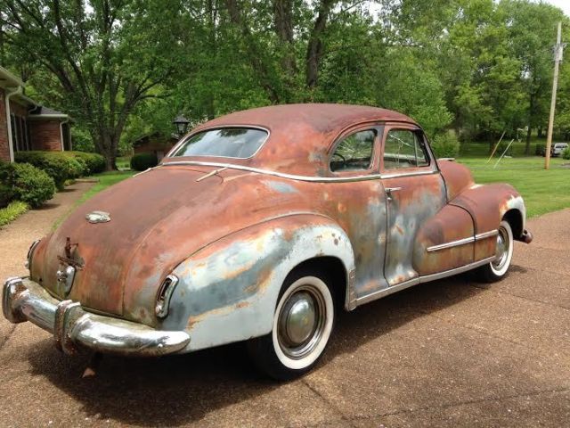 oldsmobile dynamic 66 coupe project car 1948