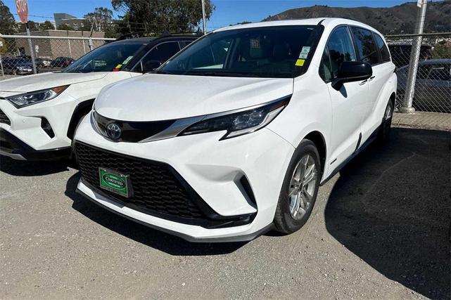 2021 toyota sienna xse 7 passenger
