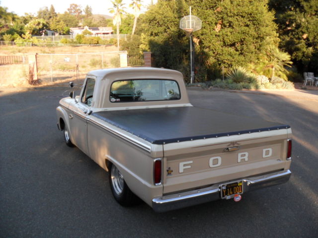 resto rod 1966 custom f100 short bed pick up must see socal street rod mint