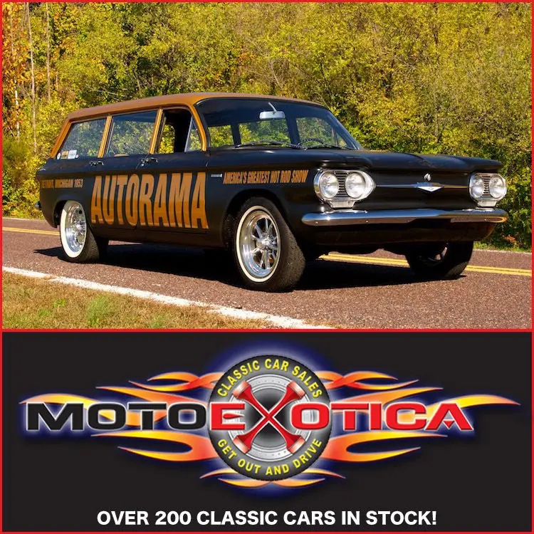 1961 chevrolet corvair lakewood wagon autorama ridlers ball custom paint