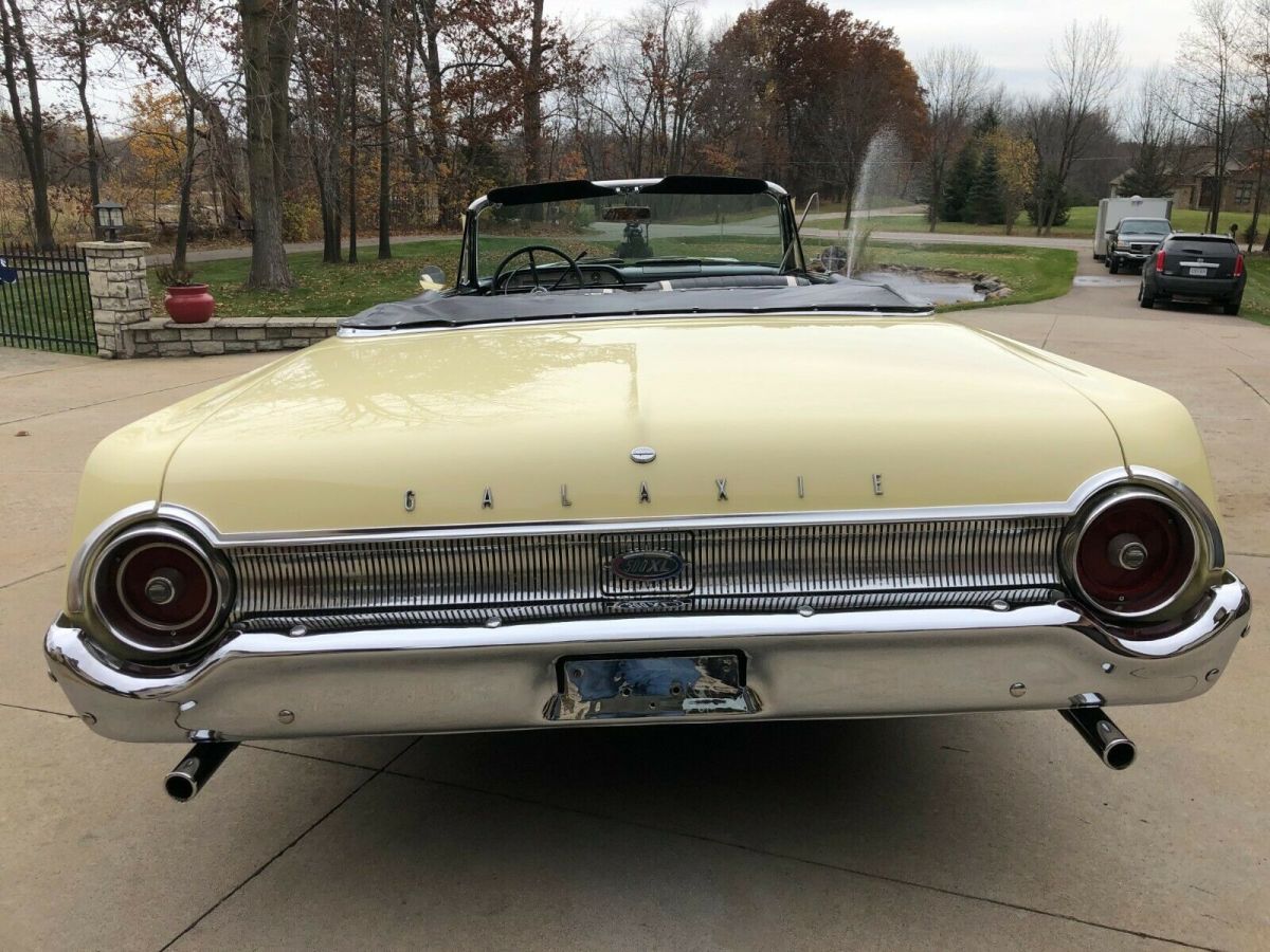 1962 ford galaxie 500 sunliner, convertible, 390 v8