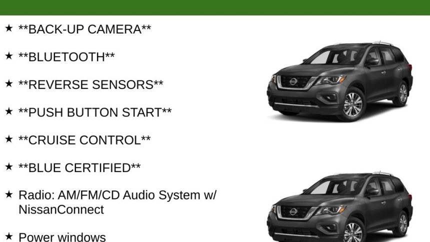 2019 nissan pathfinder s