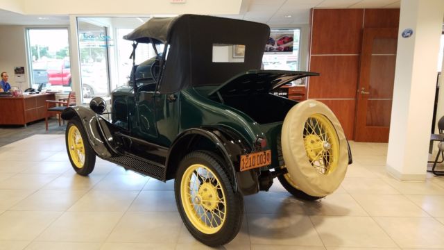 1927 ford model t green fully restored