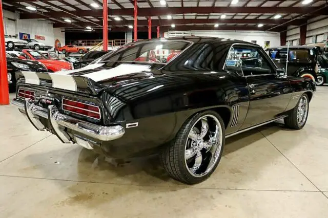 1969 chevrolet camaro rs/ss 72224 miles black and white coupe 383ci v8 automati
