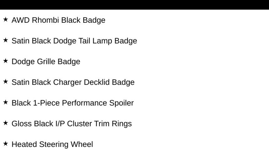 2023 dodge charger sxt