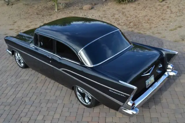 1957 bel air custom 2dr coupe, resto-mod, ls1, 700 r4