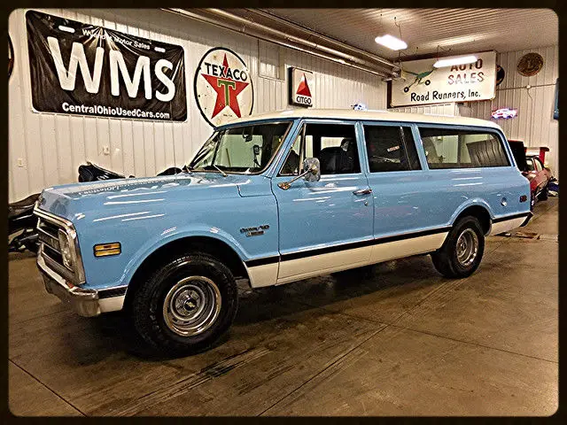 70 blue c-10 5.3 liter vortec burban gmc blazer jimmy 3 door custom v8 wms 69 71