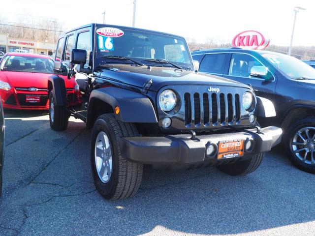 2016 jeep wrangler unlimited sport 4x4 sport 4dr suv for sale in warwick, rhode island