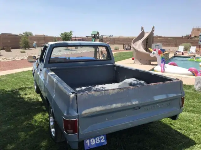 1982 chevrolet c-10 short bed patina lowered dropped 20's retro rust classic rod