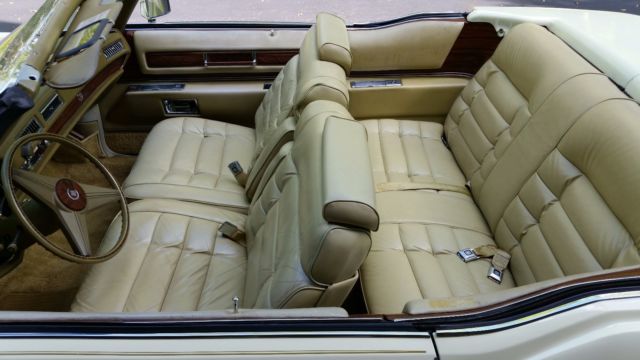 1976 cadillac eldorado convertible 77k scarface yellow