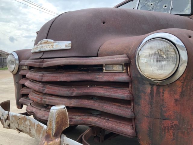 1949 chevy 3 window truck no reserve barn find patina rat rod shop truck project