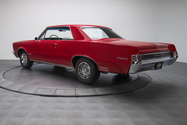 1965 pontiac gto 1918 miles torch red hardtop 421 v8 4 speed manual