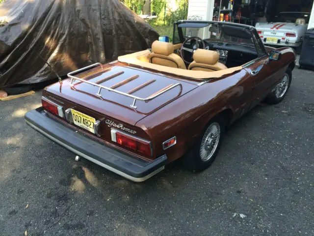 rare 1980 alfa romeo spider veloce