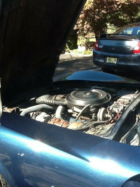 1978 chevrolet corvette dark blue 25th anniversary car *needs work*