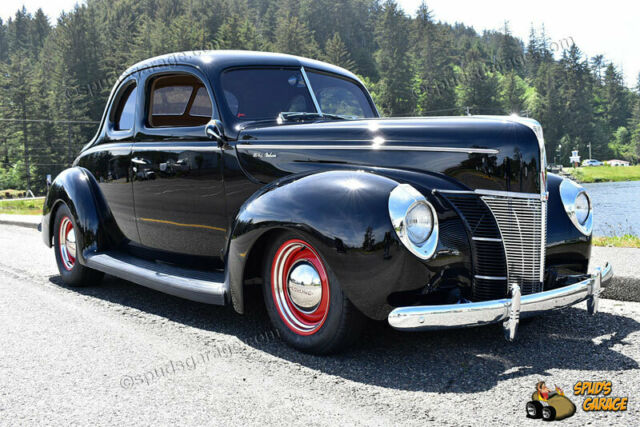 1940 ford deluxe coupe all steel resto-rod zz4 350 700r4 aod mustang ii ifs