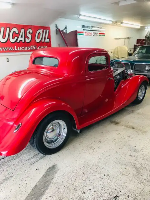 1934 ford 3 window coupe fiberglass