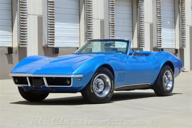 1968 chevrolet corvette convertible very nice #s matching 350hp