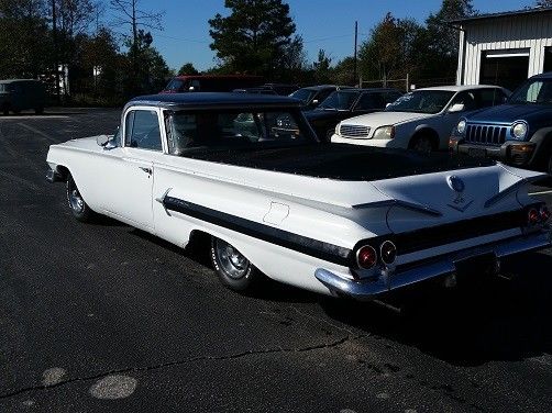 1960 chevrolet el camino 100000 miles white/black