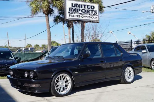 euro 1987 bmw e28 m5 clone with s38 motor low reserve !!