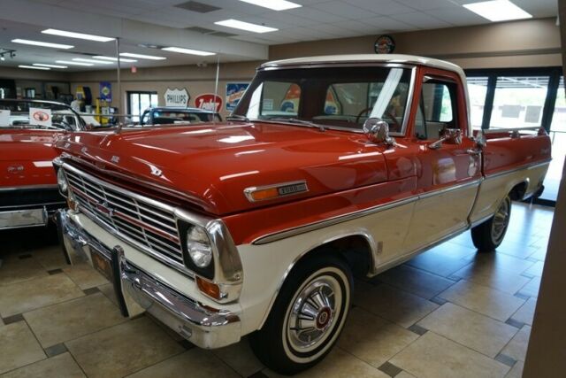 1969 ford f100 9999 miles red