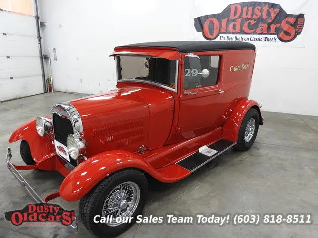 1929 red runs drives looks excellent condition overall!