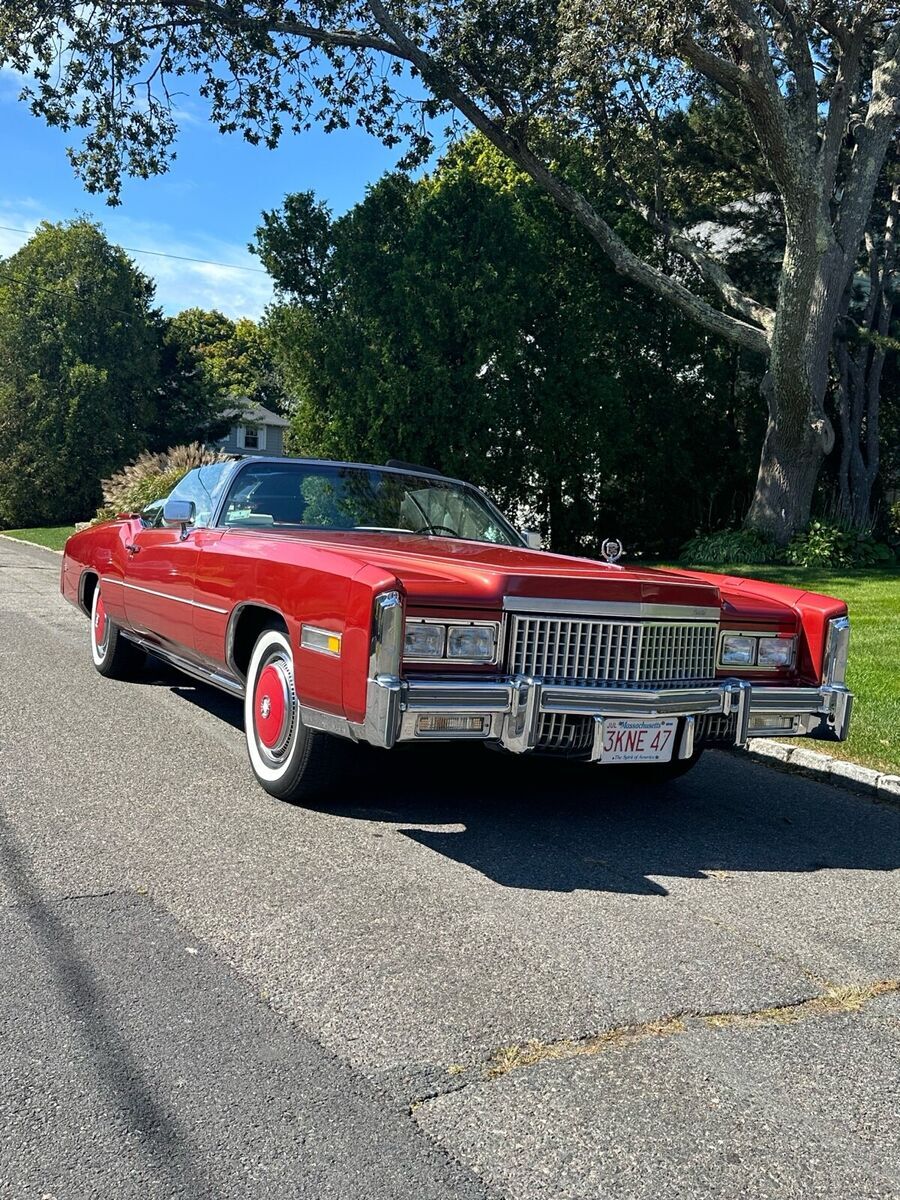 1975 cadillac eldorado red